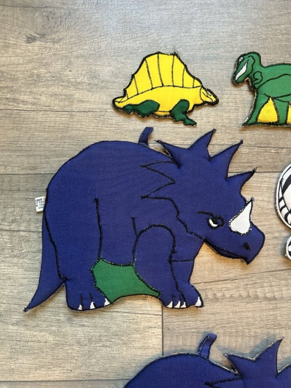 Vintage Zak Designs Potholder Lot Dinosaurs Bear Sailboat Zebra WC Imports Retro - Picture 3 of 16